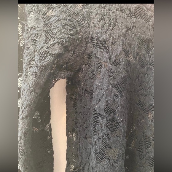 Silvergate boutique black lace blouse  size small - Picture 4 of 9